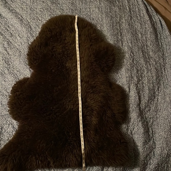 Long Hair Brown Shearling. Real sheep leather. For projects, baby pictures…. - Picture 7 of 10